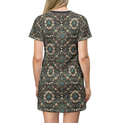 Neo-Dandyism Modern Dandy Streetwear T-Shirt Dress - 8404 Design-56