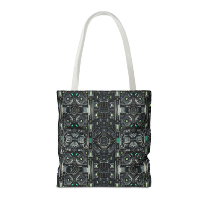 Tech Noir Tech-Forward Minimalism Tote Bag - 8404 Design-52