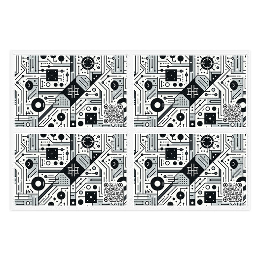 Digital Minimalism Minimalist Tech Sticker Sheets - 8404 Design-48