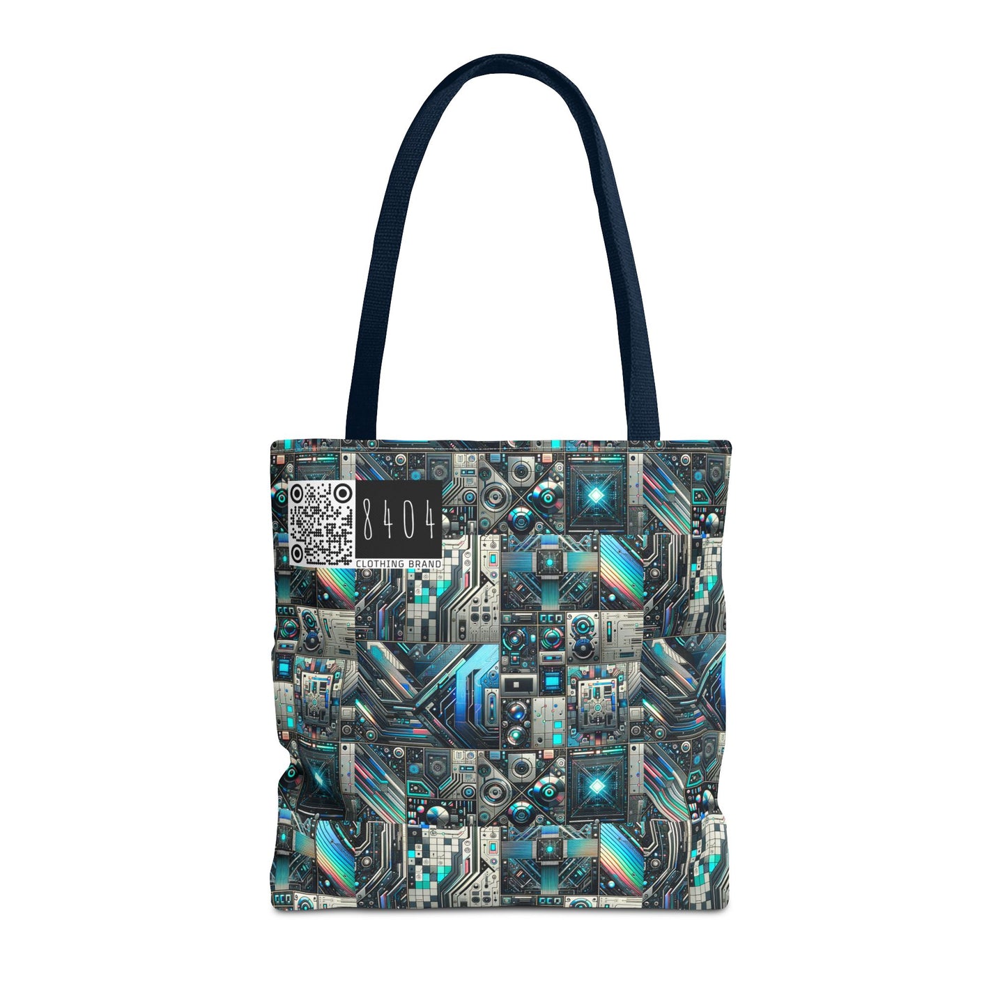 Tech-Infused Futurism Sleek Tech Edge Tote Bag - 8404 Design-48