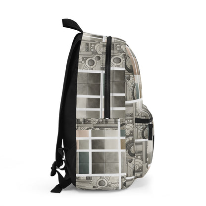 Tech Utility Chic Tech-Forward Minimalist Backpack - 8404 Design-59