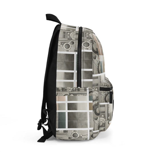 Tech Utility Chic Tech-Forward Minimalist Backpack - 8404 Design-59