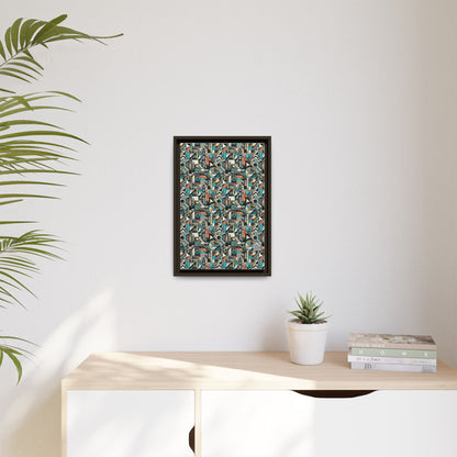 Digital Street Art Urban Street Style Matte Canvas, Framed (multi-color) - 8404 Design-81 B