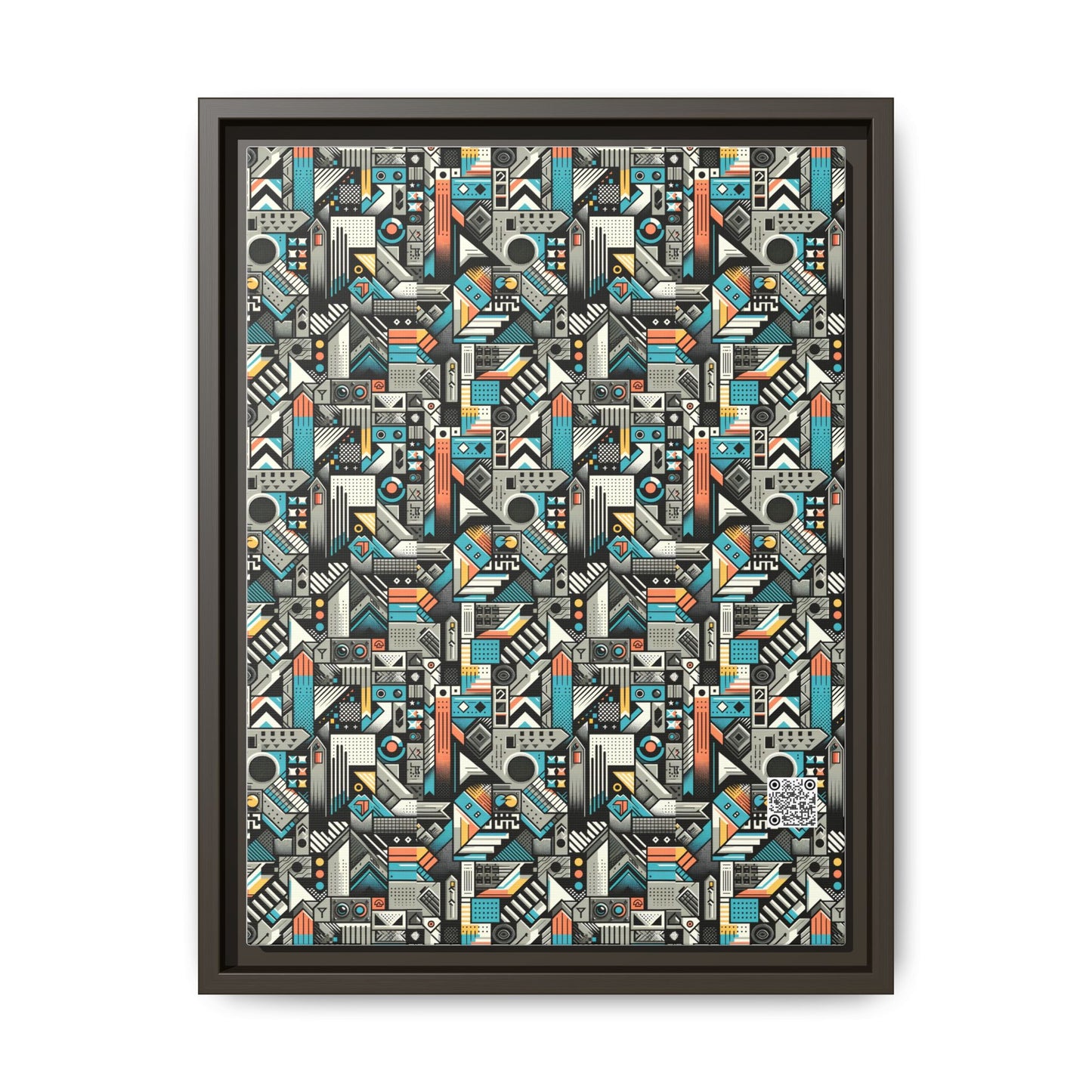 Digital Street Art Urban Street Style Matte Canvas, Framed (multi-color) - 8404 Design-81 A