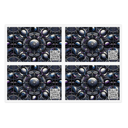 Tech Astronaut Tech-Forward Streetwear Meets Space Exploration Sticker Sheets - 8404 Design-46