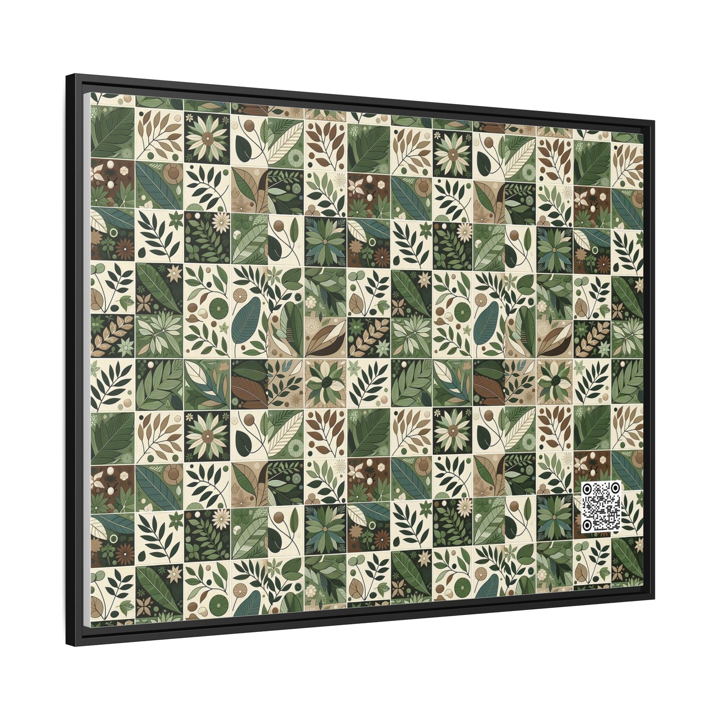 Streetwear Sustainability Environmentally Conscious Streetwear with a Natural Aesthetic Matte Canvas, Framed (multi-color) - 8404 Design-57 A