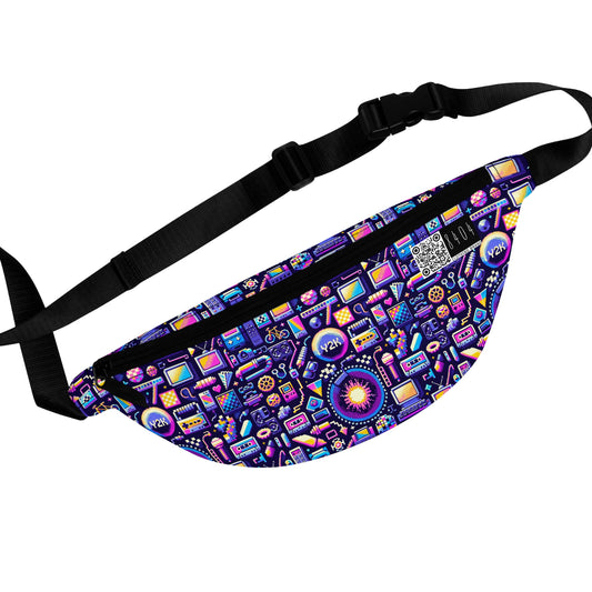 Digital Nostalgia Modern Retro Fusion Fanny Pack - 8404 Design-64