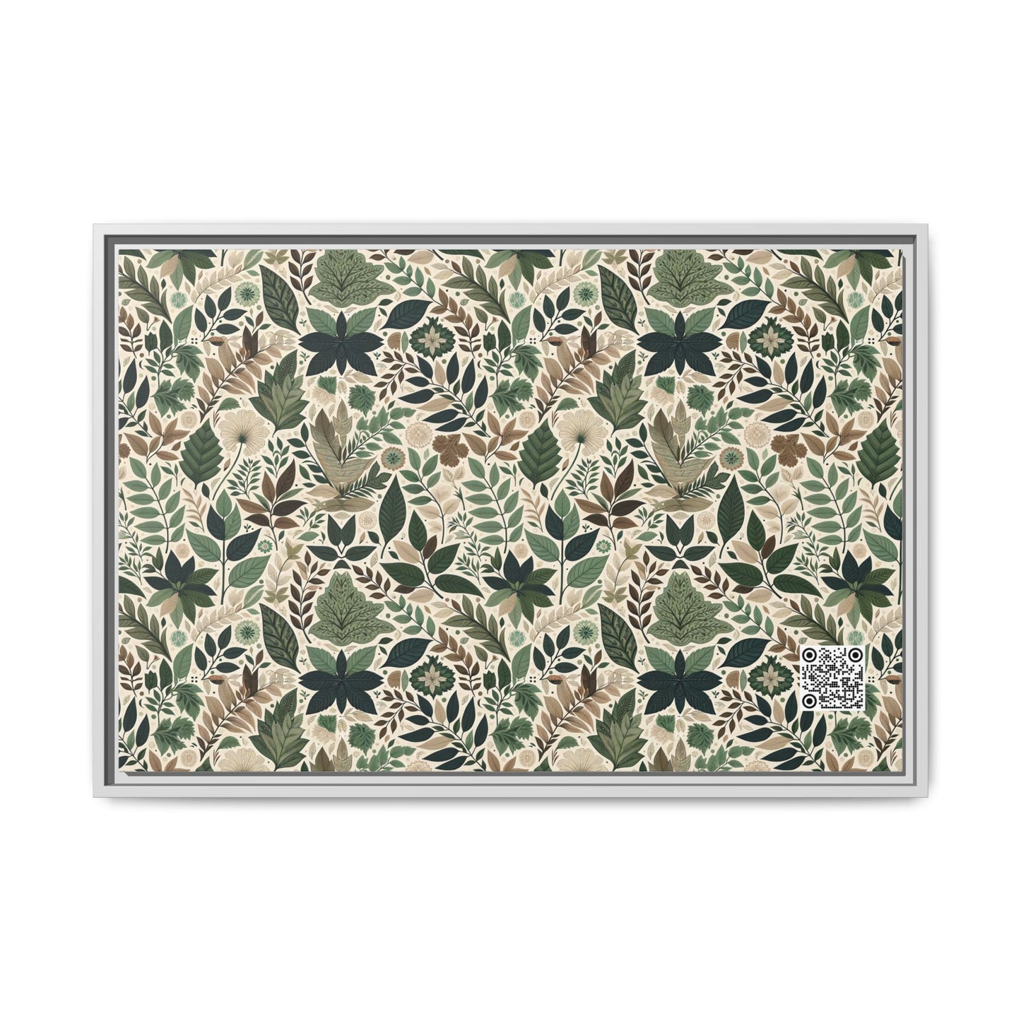 Streetwear Sustainability Environmentally Conscious Streetwear with a Natural Aesthetic Matte Canvas, Framed (multi-color) - 8404 Design-57 A