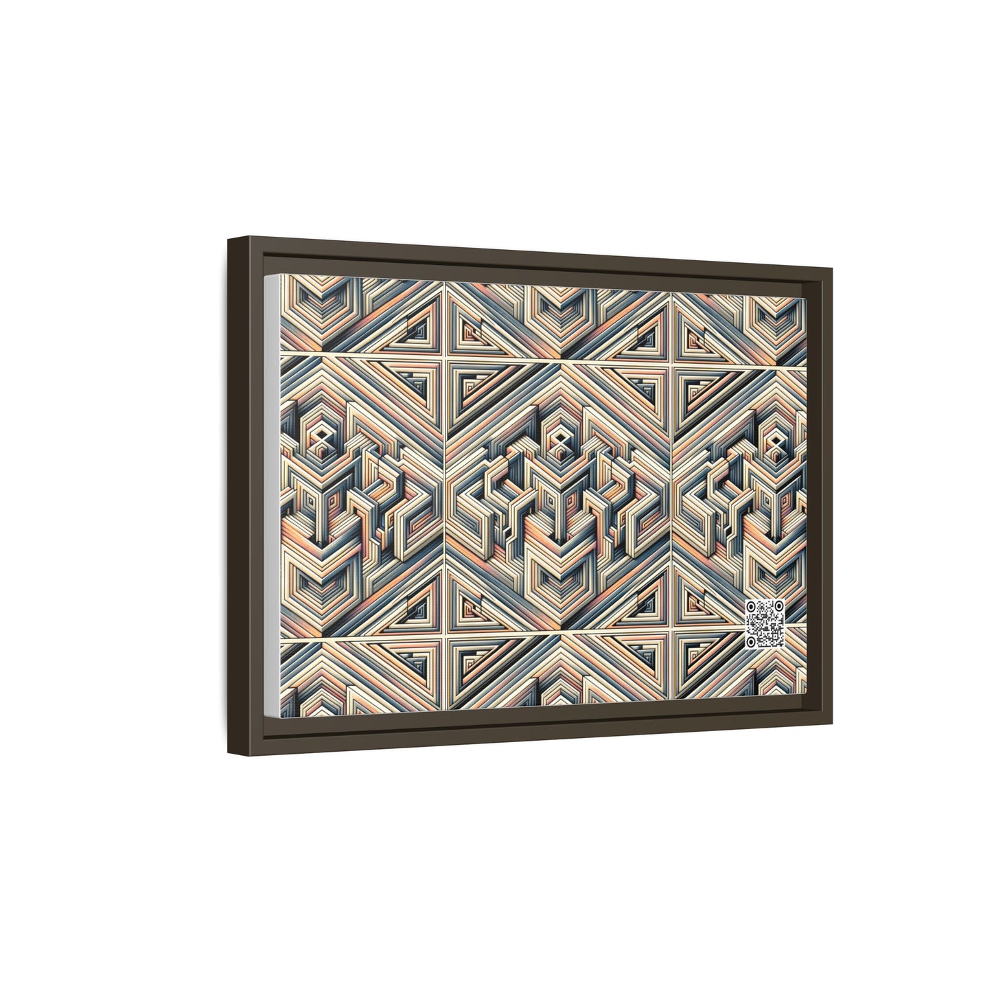 Tech Illusion Graphics Futuristic Artistry Matte Canvas, Framed (multi-color) - 8404 Design-52 B