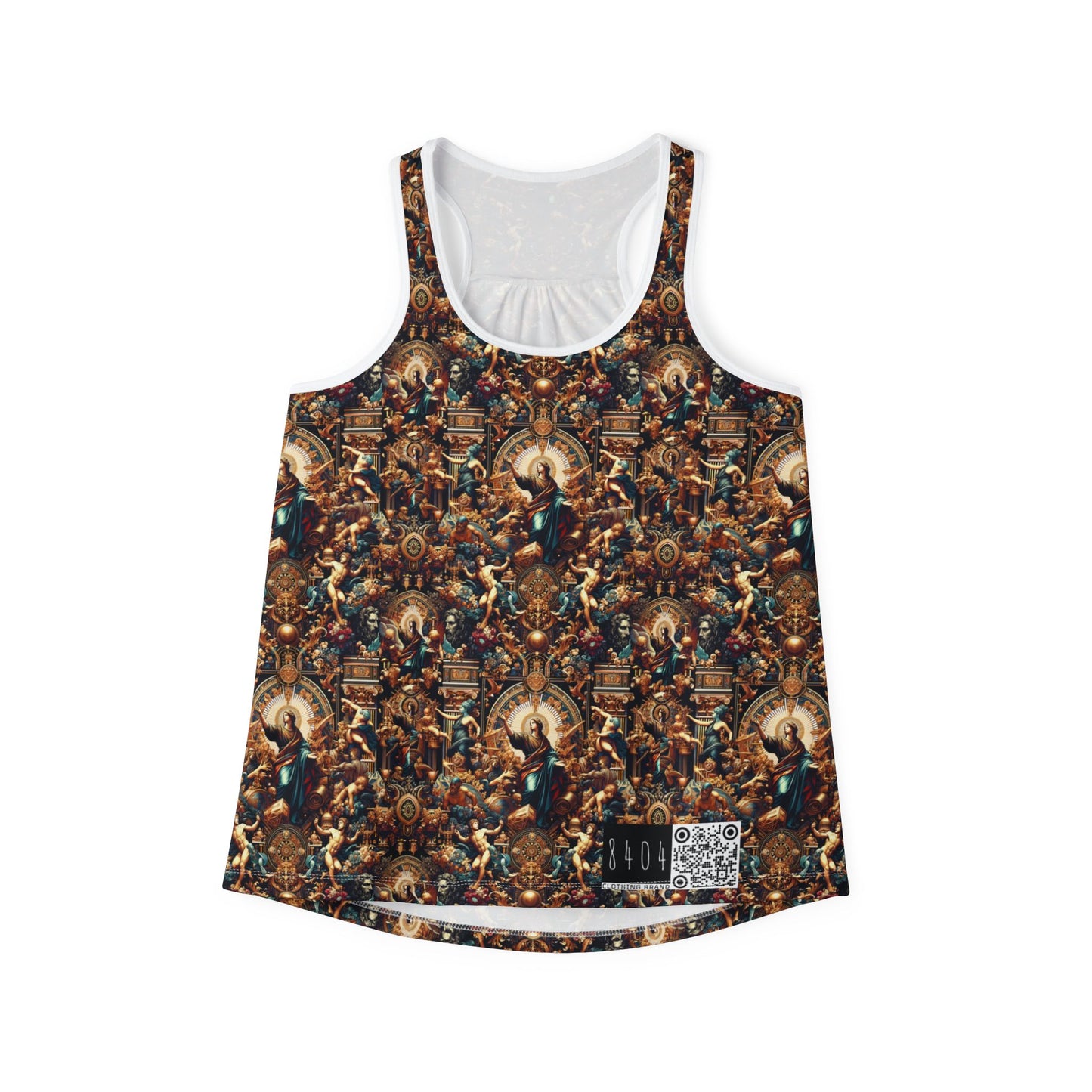 Digital Renaissance Luxurious Streetwear Inspired By Classical Art With a Modern Twist Women's Tank Top - 8404 Design-64