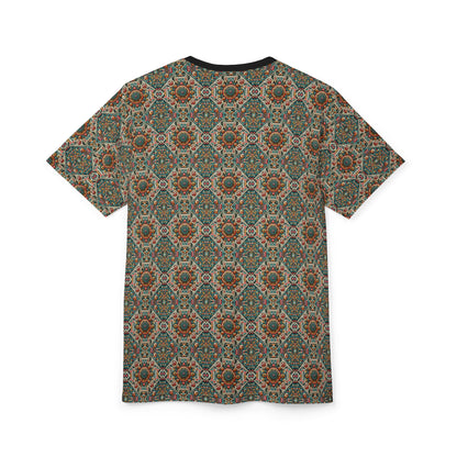 Cultural Fusion Tech Blend of Cultural Heritage With Tech-Inspired Elements Unisex Cut & Sew Tee - 8404 Design-74