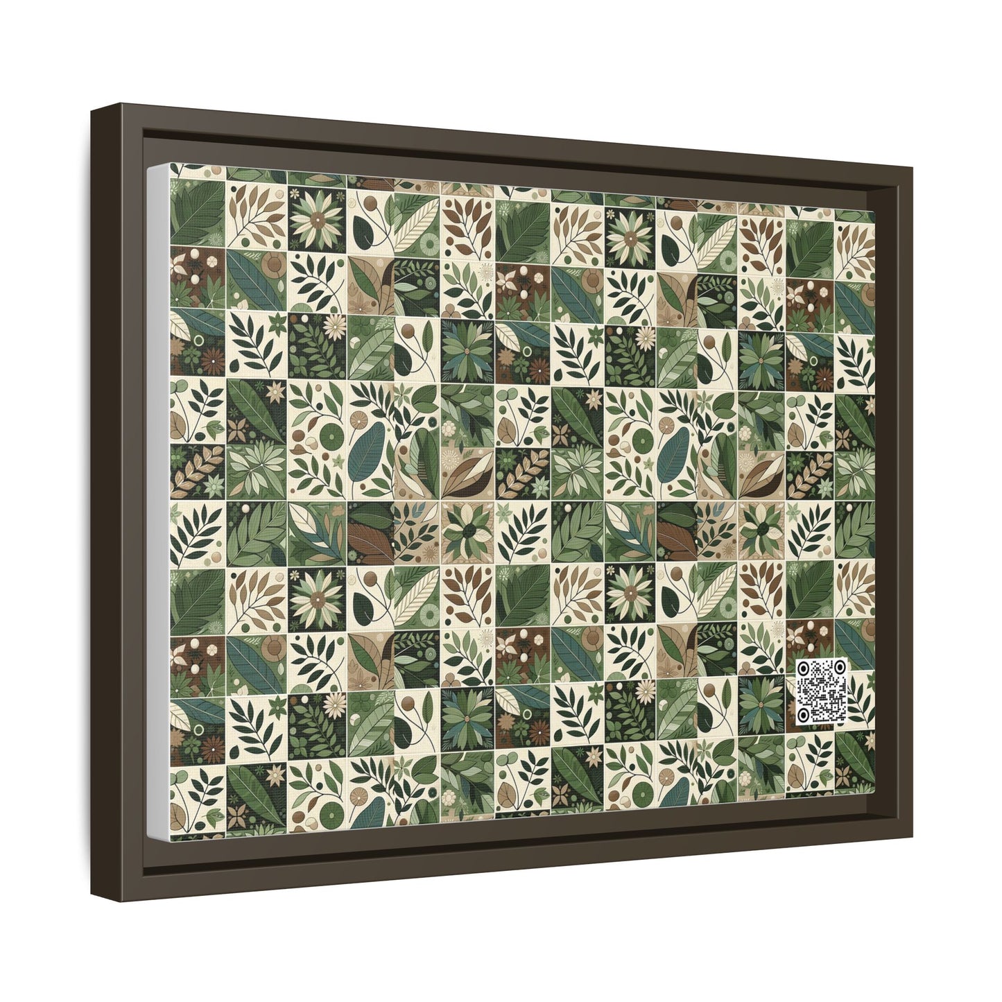 Streetwear Sustainability Environmentally Conscious Streetwear with a Natural Aesthetic Matte Canvas, Framed (multi-color) - 8404 Design-57 A