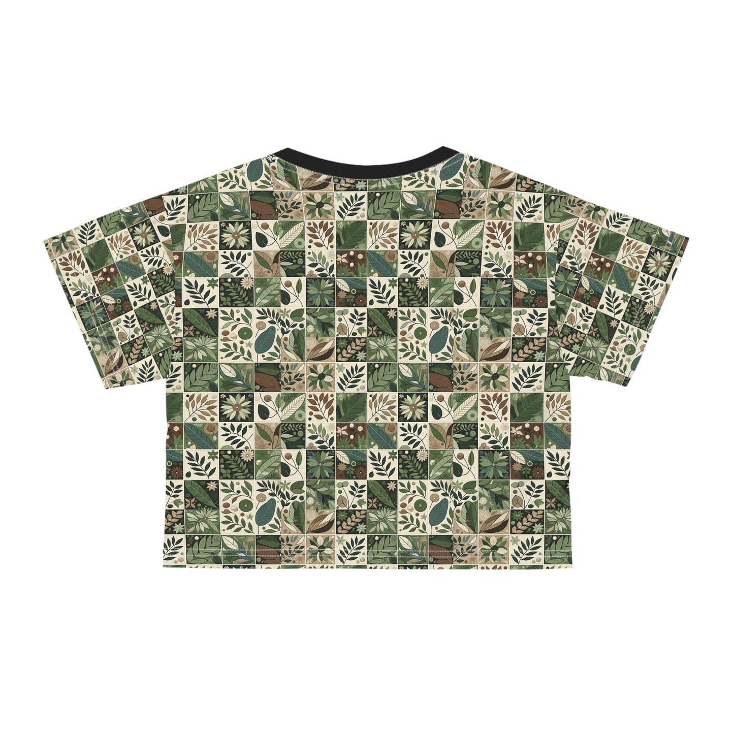 Streetwear Sustainability Environmentally Conscious Streetwear with a Natural Aesthetic Crop Tee - 8404 Design-57