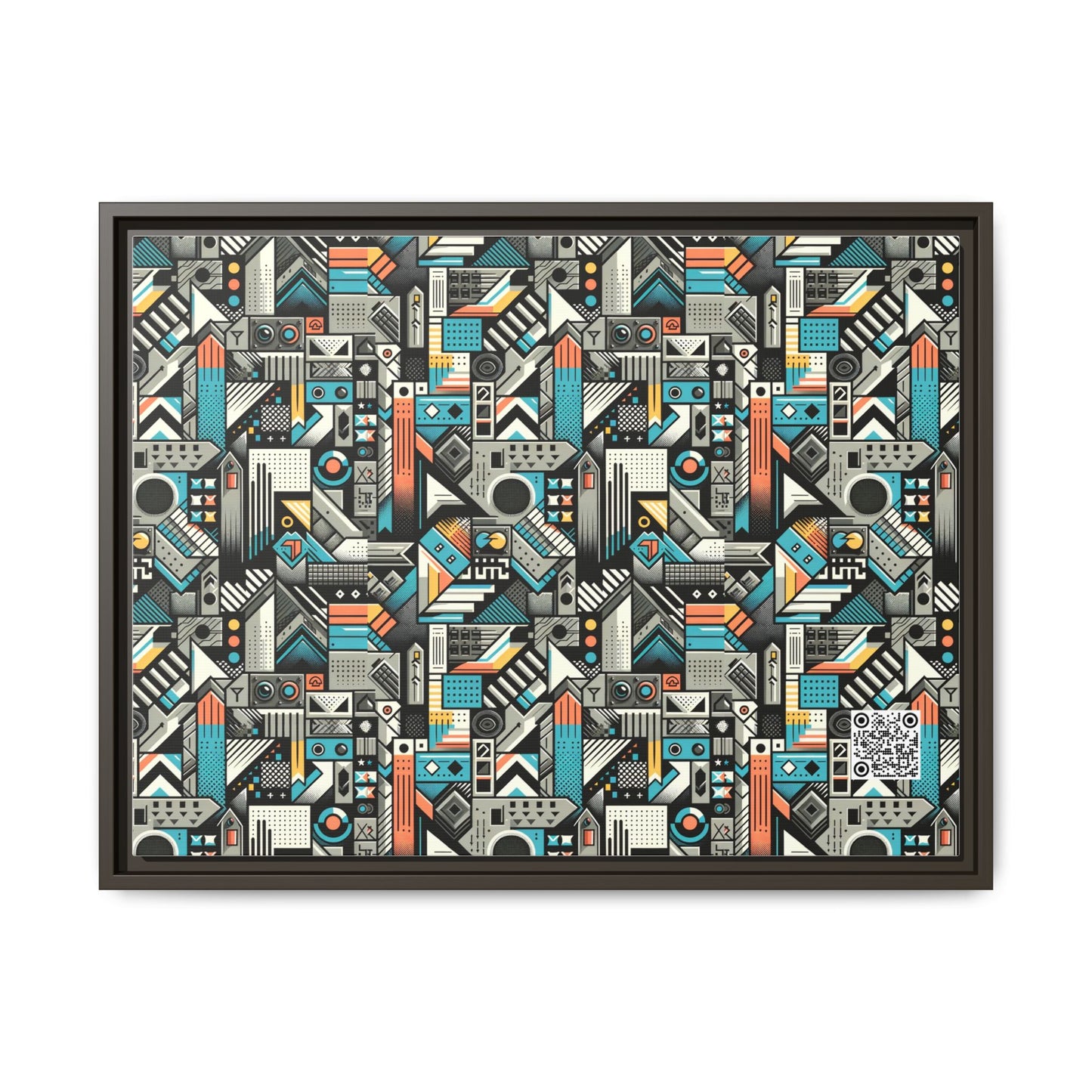 Digital Street Art Urban Street Style Matte Canvas, Framed (multi-color) - 8404 Design-81 A