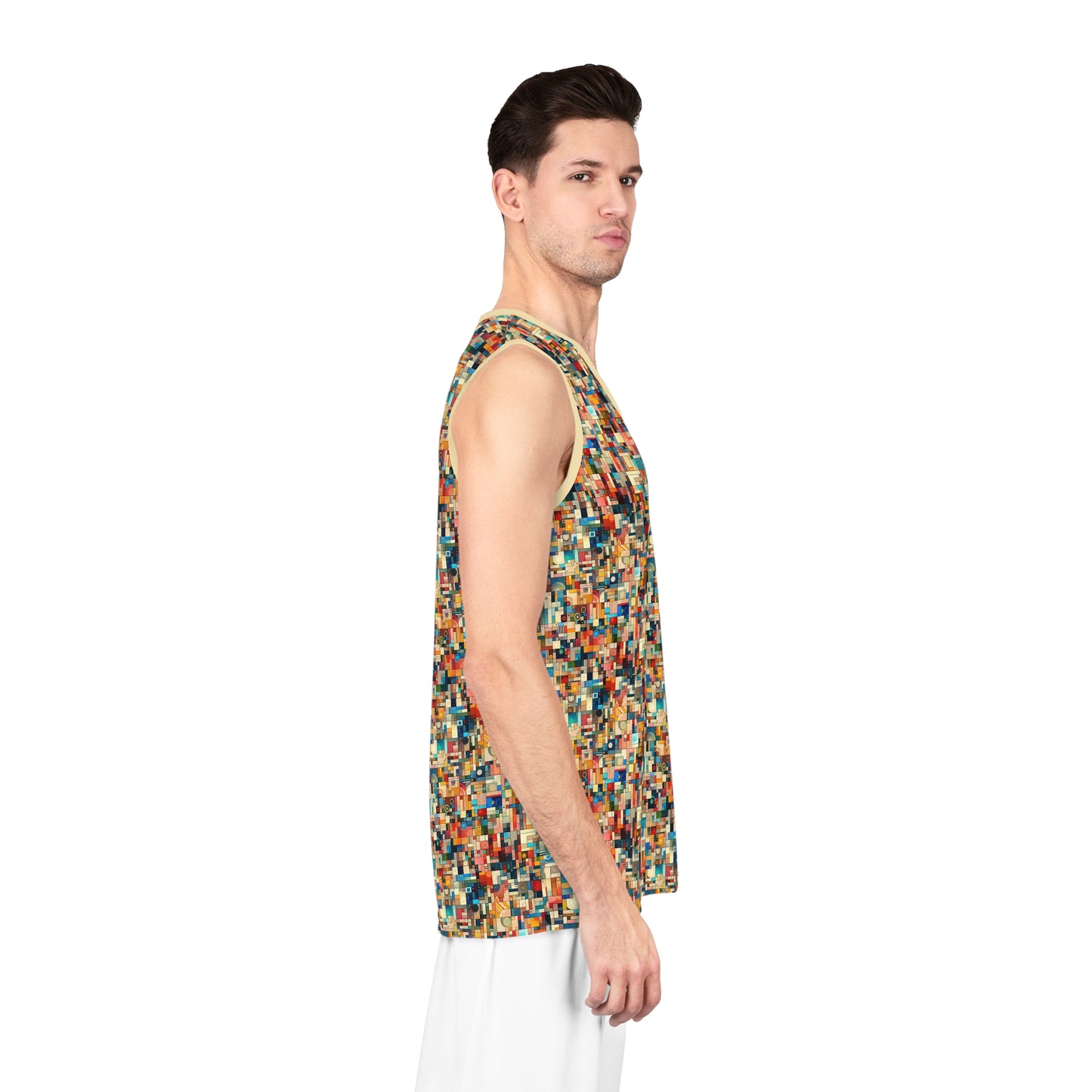 Digital Artistic Expression Artistic Streetwear Basketball Jersey - 8404 Design-46