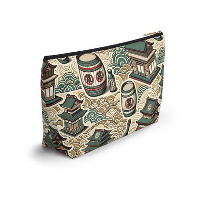 Cultural Artisanal Fusion Contemporary Cultural Elegance Accessory Pouch W T-Bottom - 8404 Design-68