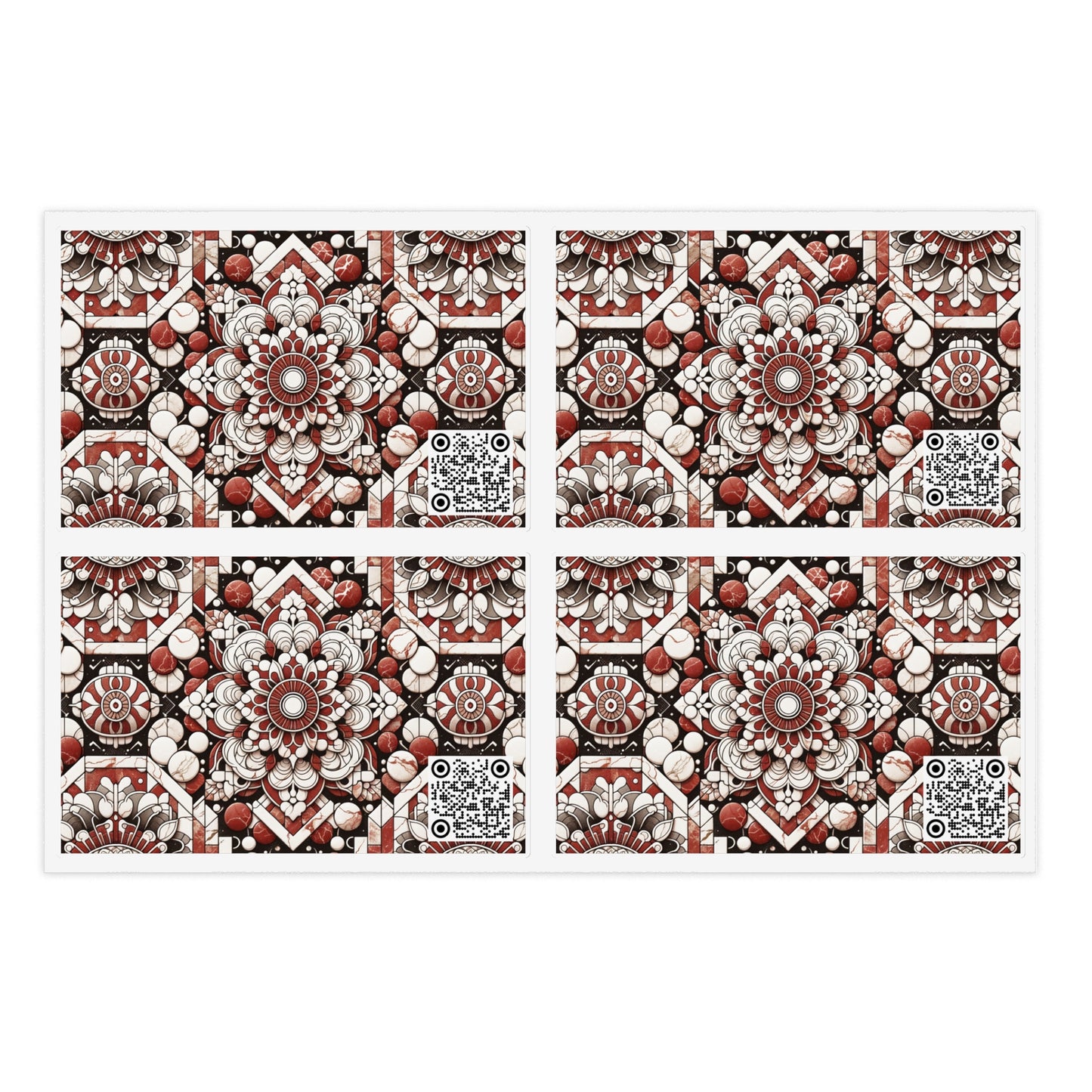 Neo Jomon Sculptural Aesthetics Artisanal Streetwear Sticker Sheets - 8404 Design-55
