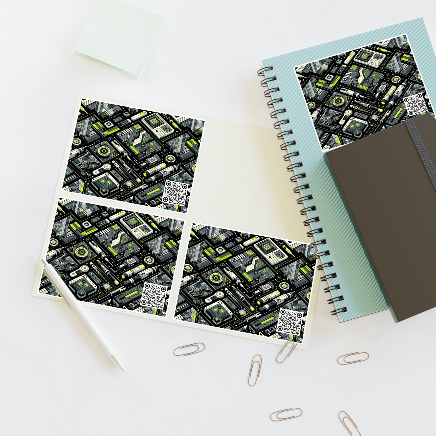 Tech Utility Futuristic Utility Sticker Sheets - 8404 Design-62