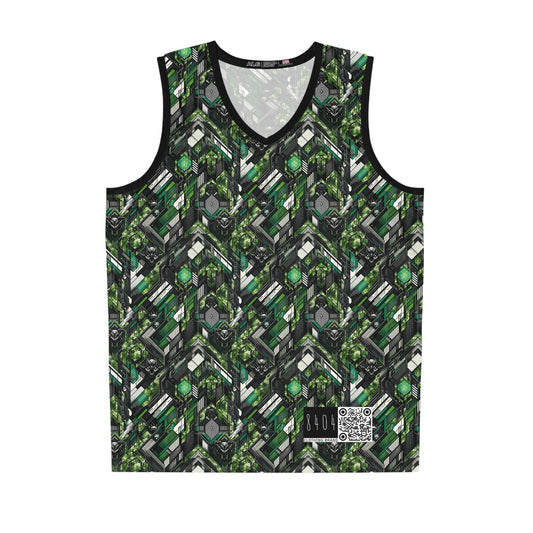 Tech Camo Fusion Tech-Forward Streetwear With a Futuristic Edge Basketball Jersey - 8404 Design-58