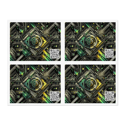 Tech Noir Graphics Tech-Inspired Streetwear Sticker Sheets - 8404 Design-57