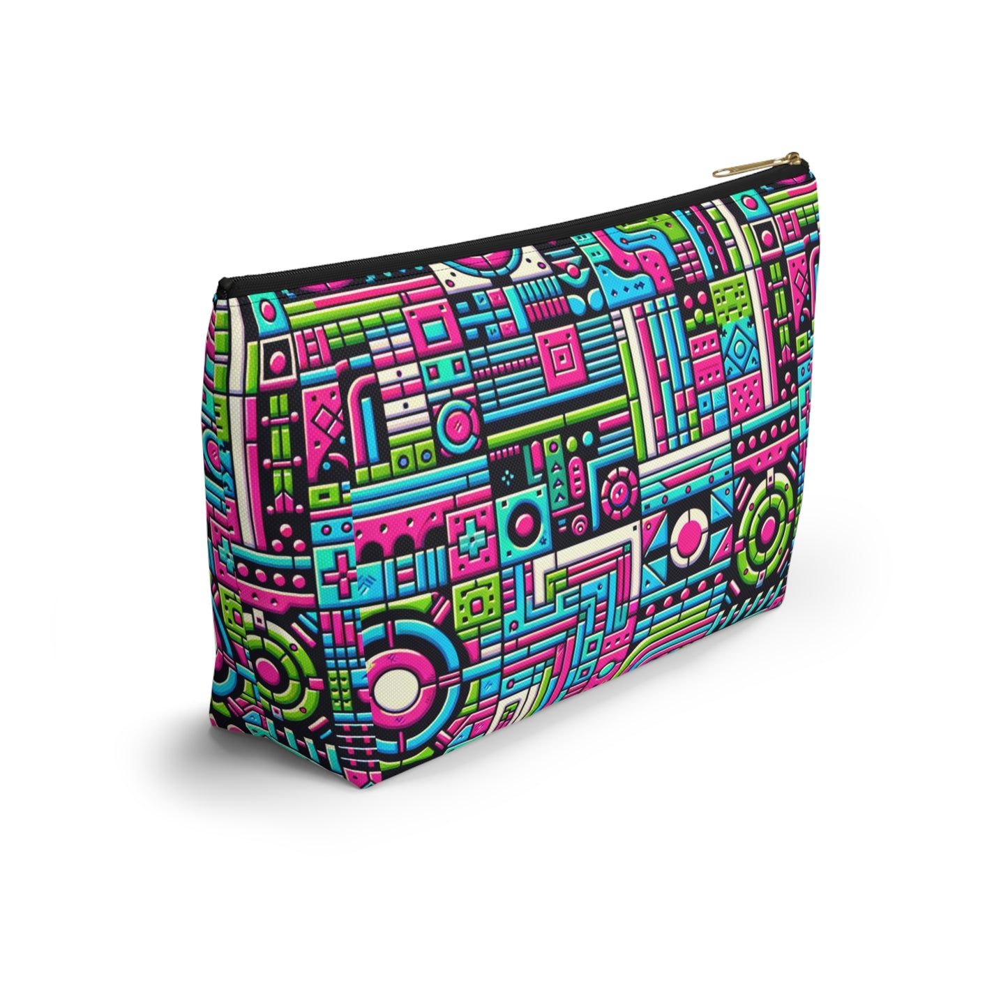 Neon Street Pop Vibrant and Eye-catching Accessory Pouch W T-bottom - 8404 Design-62
