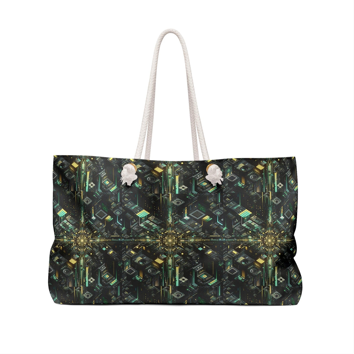 Tech Noir Graphics Tech-Inspired Streetwear Weekender Bag - 8404 Design-66