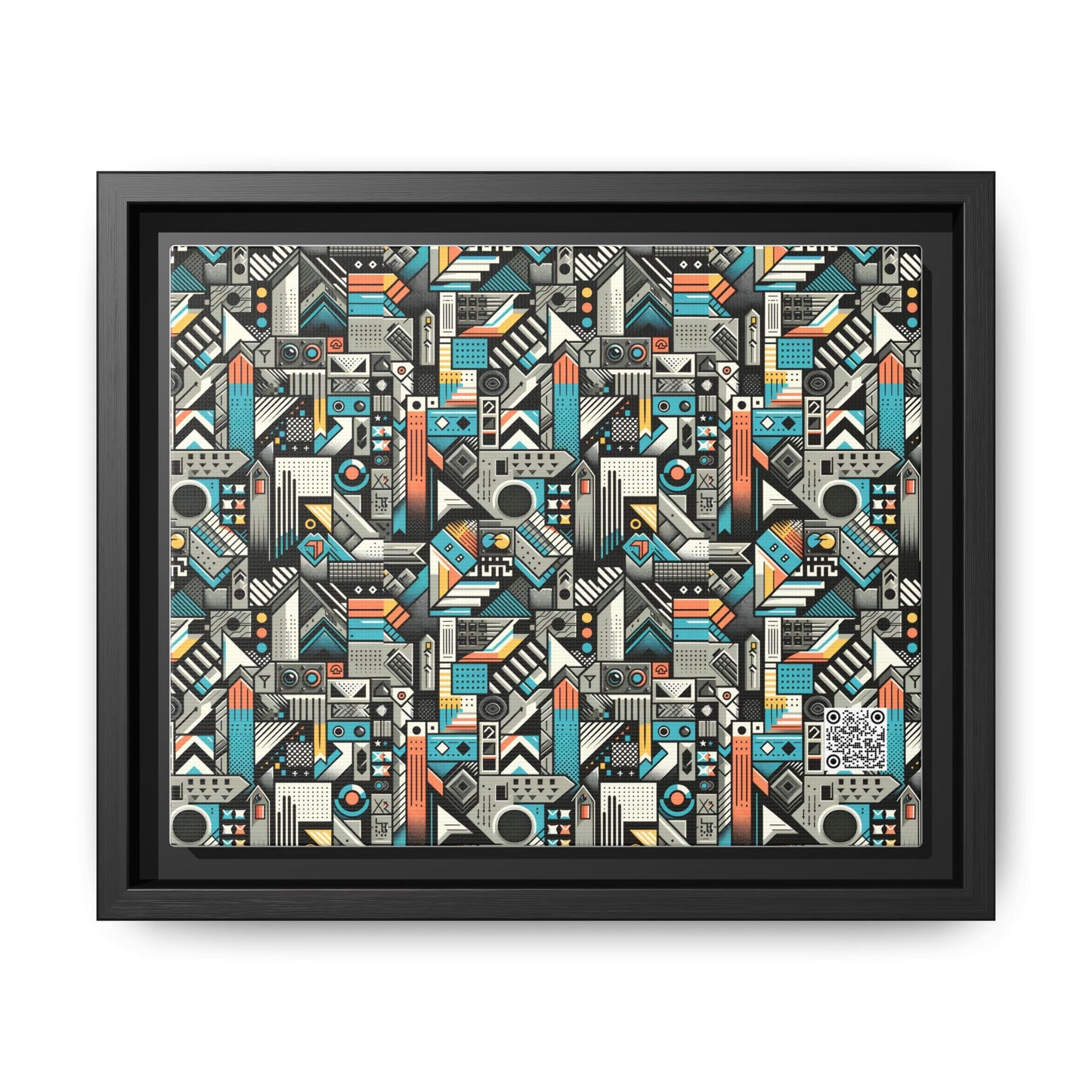 Digital Street Art Urban Street Style Matte Canvas, Framed (multi-color) - 8404 Design-81 B