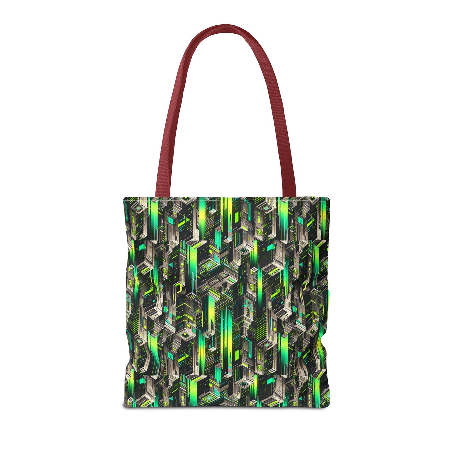 Digital Rebellion Tech-Forward Streetwear Tote Bag - 8404 Design-63