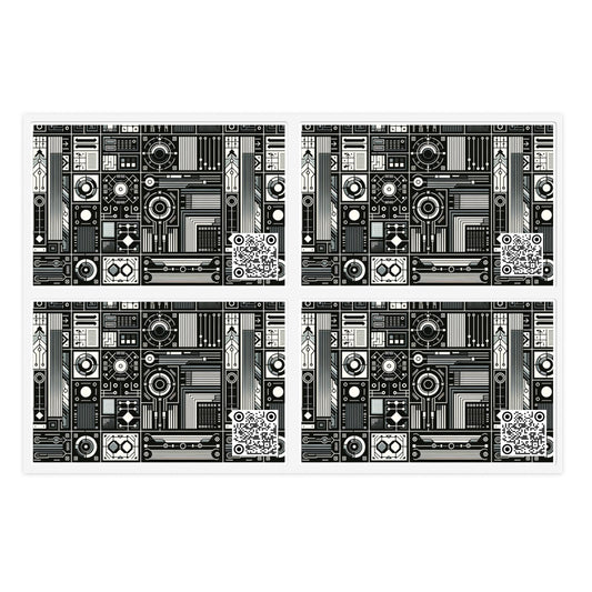 Digital Minimalism Minimalist Tech Sticker Sheets - 8404 Design-62