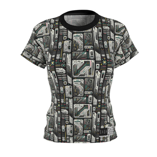 Tech Utility Gear Tech-Forward Minimalism Women's Cut & Sew Tee - 8404 Design-45
