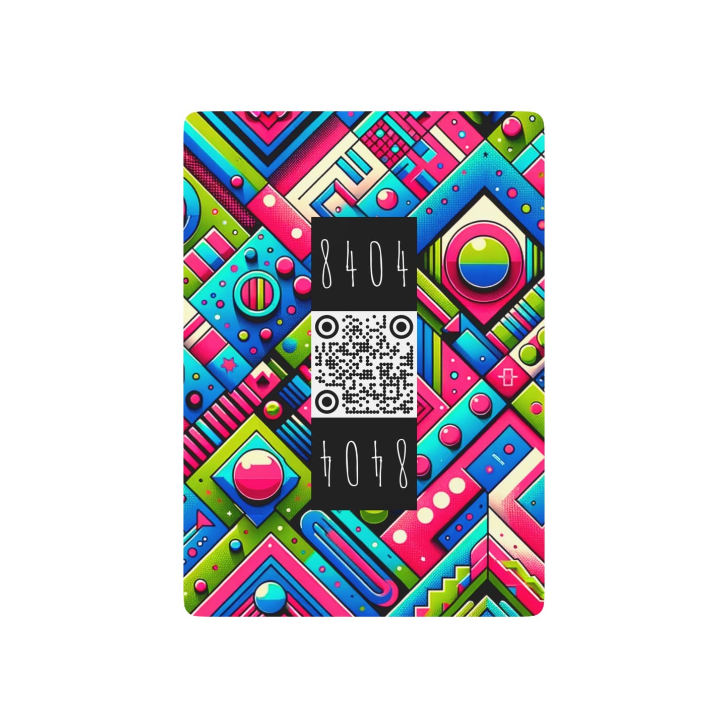 Neon Street Pop Vibrant and Eye-catching Poker Playing Cards - 8404 Design-63 B