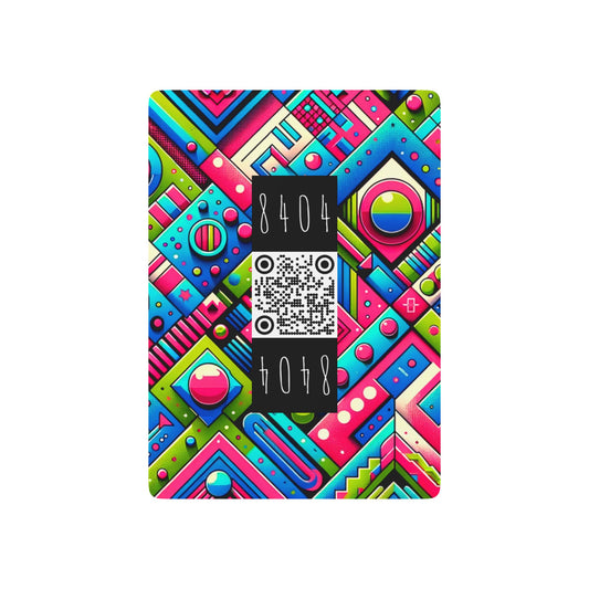 Neon Street Pop Vibrant and Eye-catching Poker Playing Cards - 8404 Design-63 B