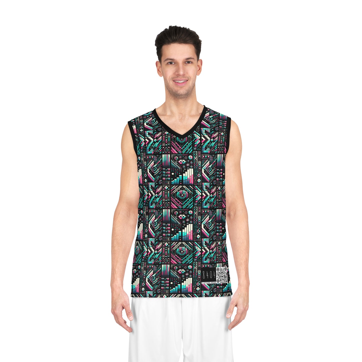 Digital Artistry Digital-native Streetwear Basketball Jersey - 8404 Design-60