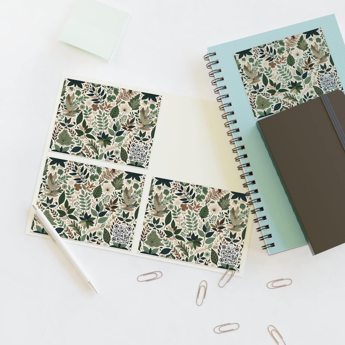 Streetwear Sustainability Environmentally Conscious Streetwear with a Natural Aesthetic Sticker Sheet - 8404 Design-57