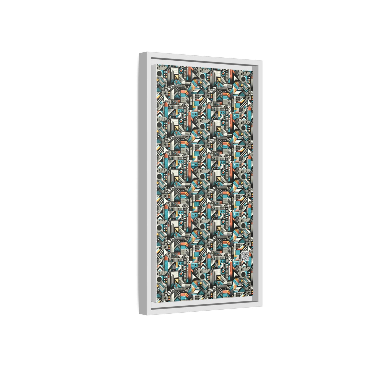 Digital Street Art Urban Street Style Matte Canvas, Framed (multi-color) - 8404 Design-81 B