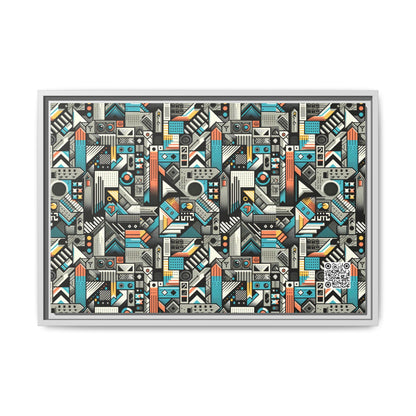 Digital Street Art Urban Street Style Matte Canvas, Framed (multi-color) - 8404 Design-81 B