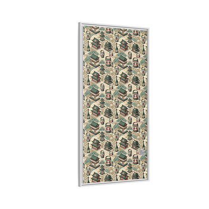 Cultural Artisanal Fusion Contemporary Cultural Elegance Matte Canvas, Framed (multi-Color) - 8404 Design-68 B