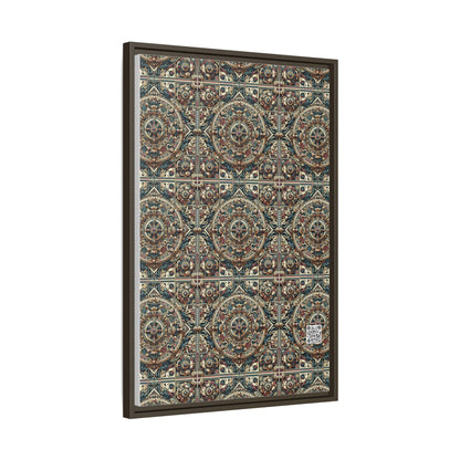 Urban Renaissance Historical Fusion With Street Edge Matte Canvas, Framed (multi-Color) - 8404 Design-57 A