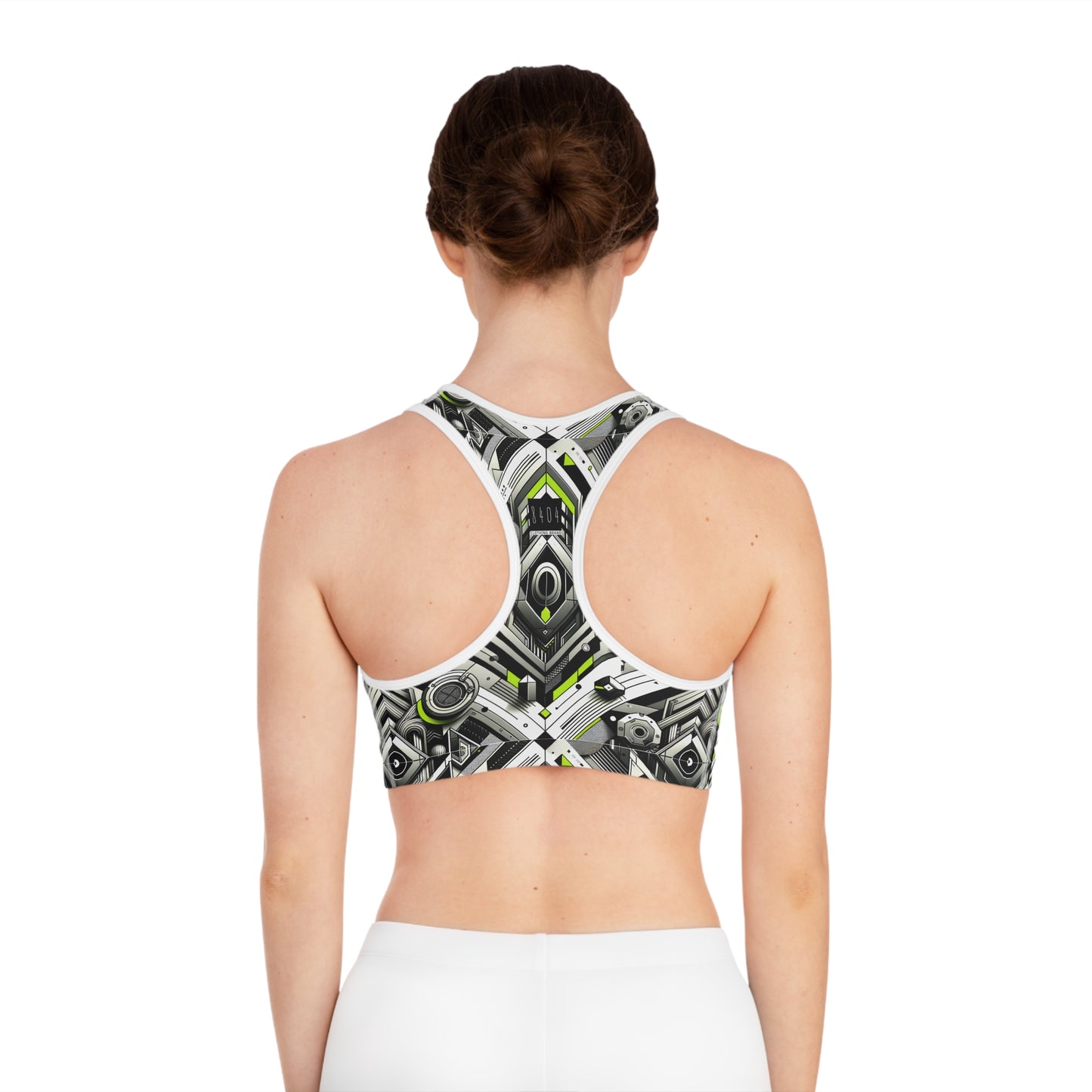 Elevated Sporty Tech Tech-Forward Streetwear Sports Bra - 8404 Design-70