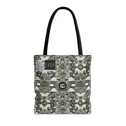 Cyber Garden Party Tech Garden Extravaganza Tote Bag - 8404 Design-54