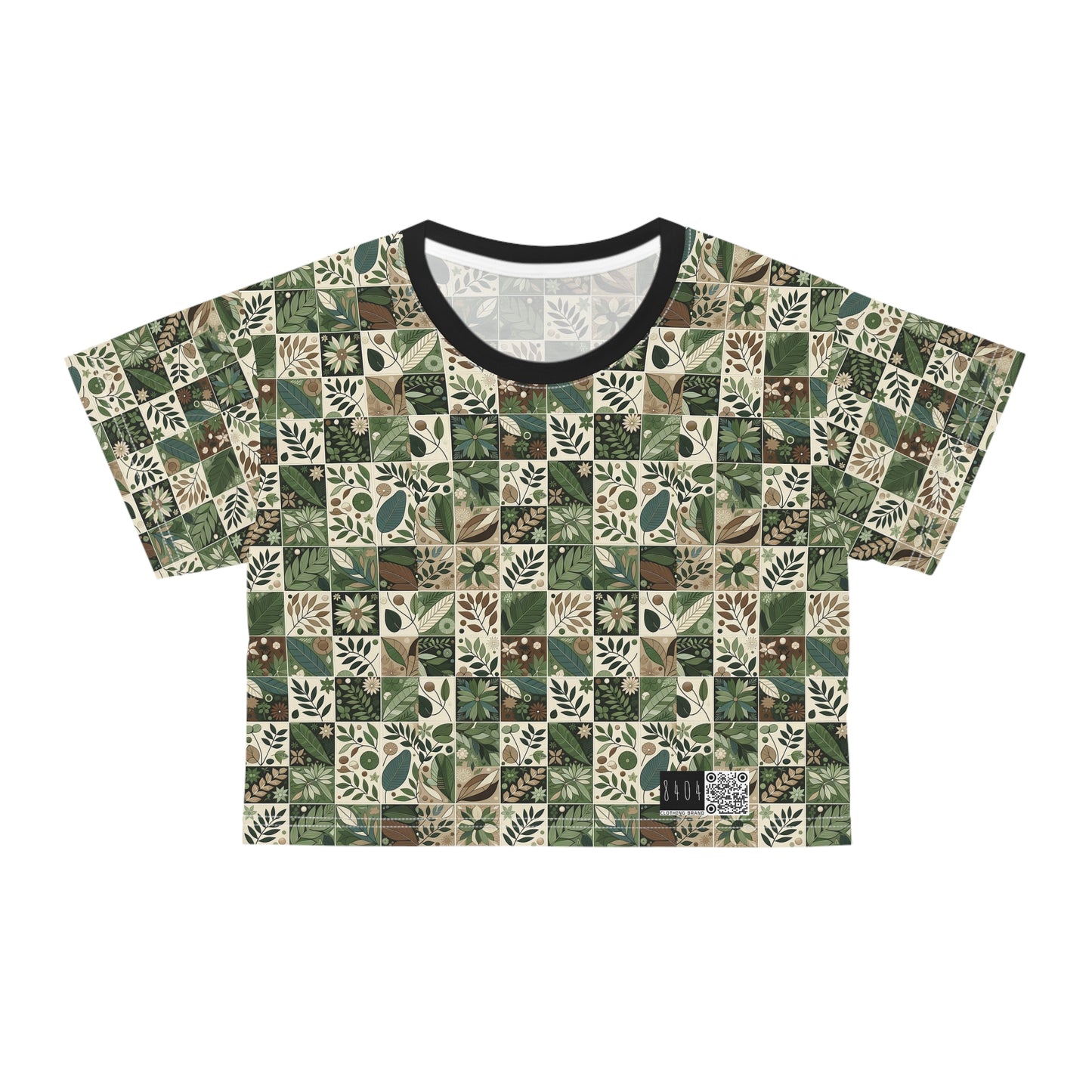 Streetwear Sustainability Environmentally Conscious Streetwear with a Natural Aesthetic Crop Tee - 8404 Design-57