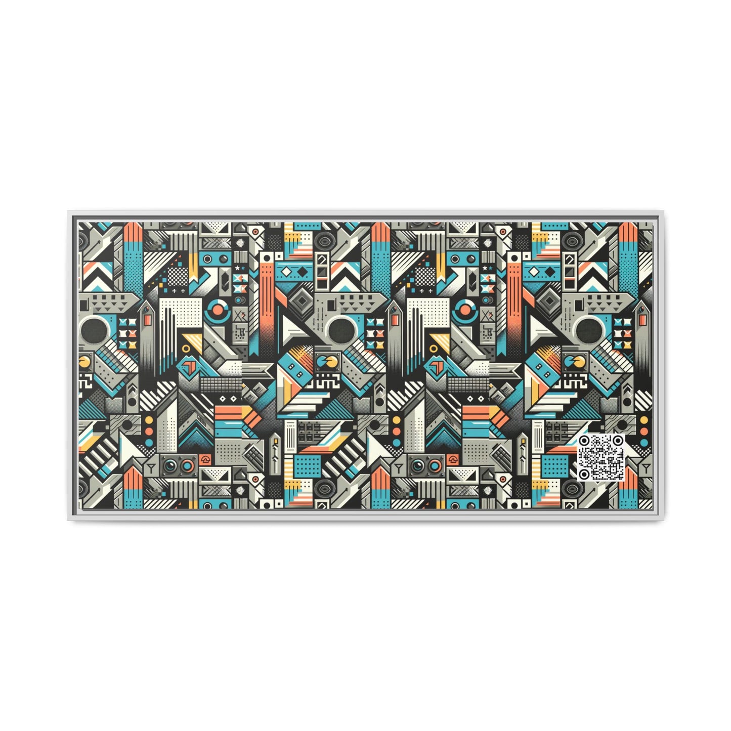 Digital Street Art Urban Street Style Matte Canvas, Framed (multi-color) - 8404 Design-81 B