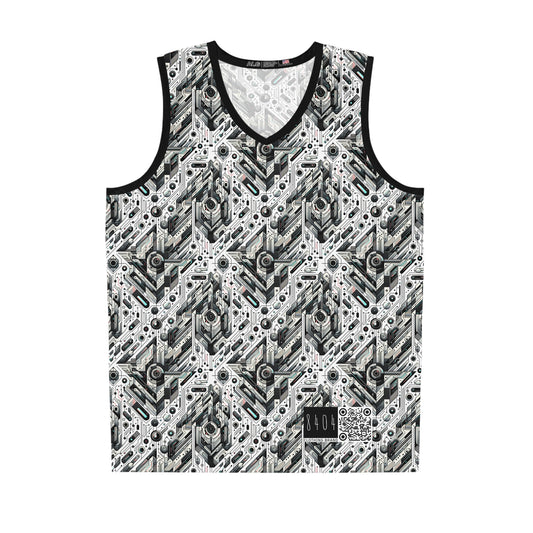 Tech-Infused Streetwear Tech-Forward Minimalism Basketball Jersey - 8404 Design-51