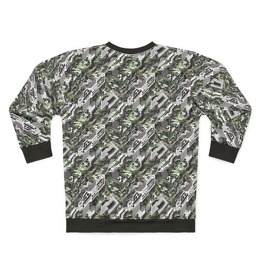 Tech Camo Fusion Tech-Forward Streetwear With a Futuristic Edge Sweatshirt - 8404 Design-46
