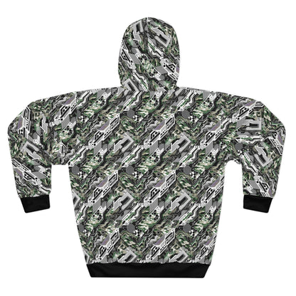Tech Camo Fusion Tech-Forward Streetwear With a Futuristic Edge Pullover Hoodie - 8404 Design-46