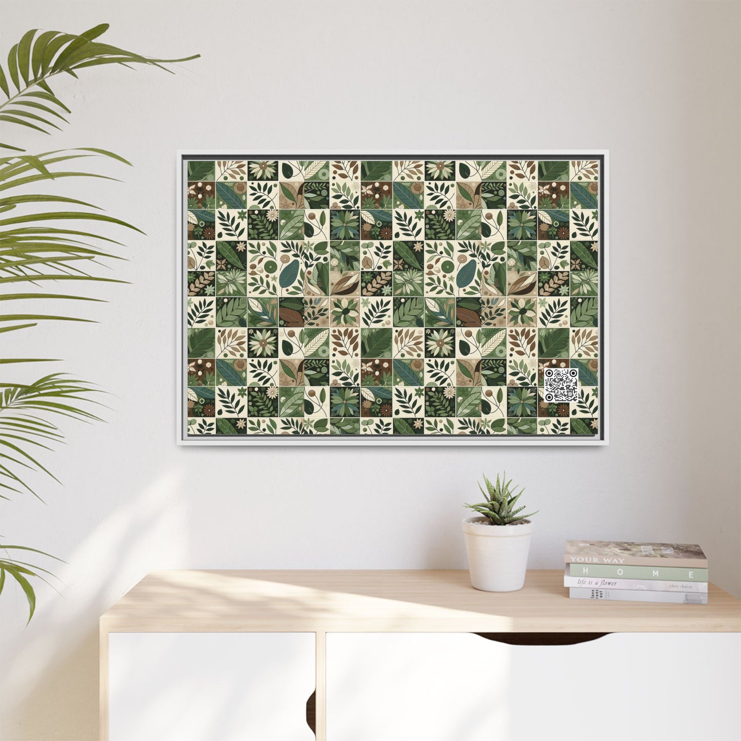 Streetwear Sustainability Environmentally Conscious Streetwear with a Natural Aesthetic Matte Canvas, Framed (multi-color) - 8404 Design-57 A