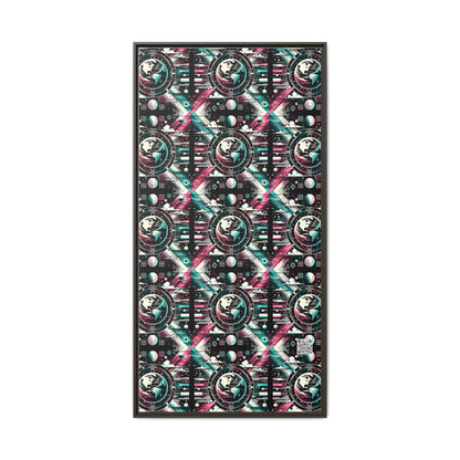 Digital Artistry Digital-native Streetwear Matte Canvas, Framed (multi-color) - 8404 Design-62 B