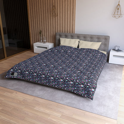 Digital Rebellion Youthful Streetwear with a Rebellious Digital Twist Microfiber Duvet Cover - 8404 Design-71
