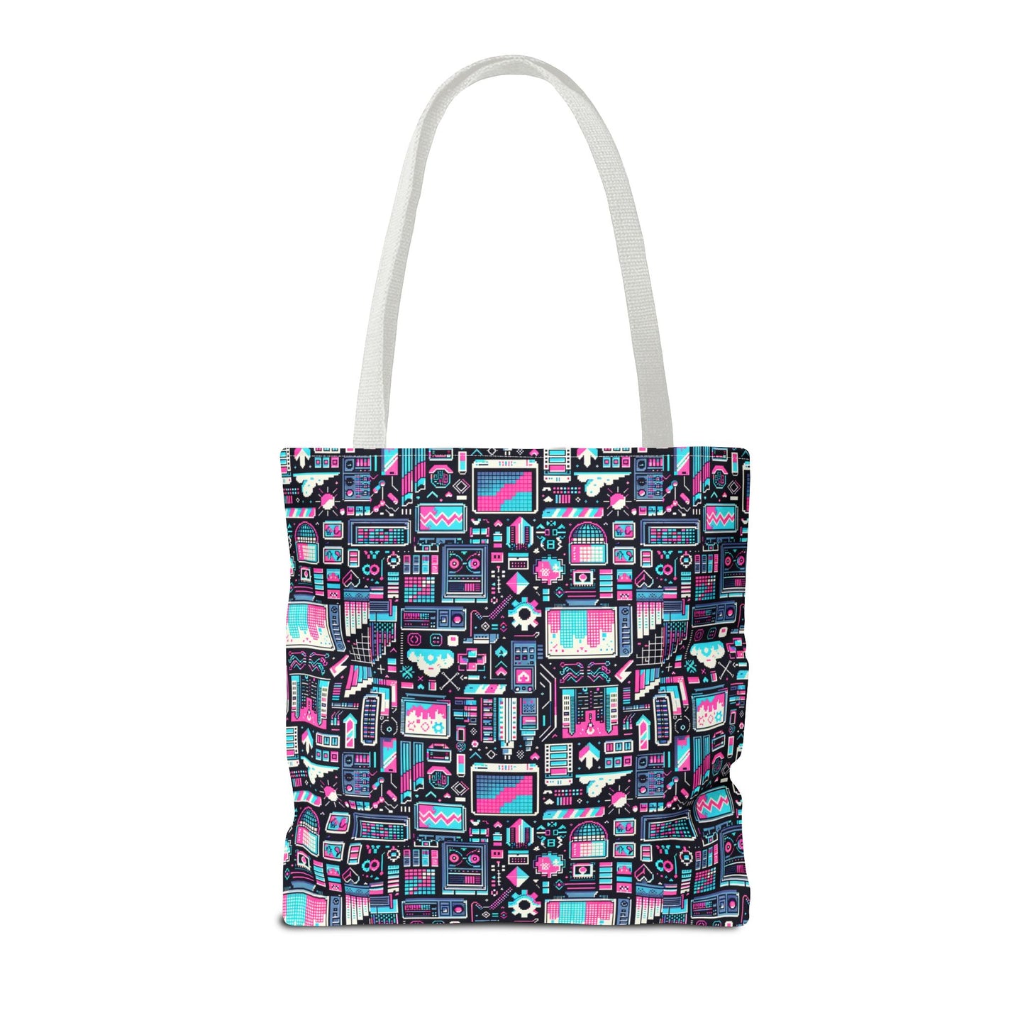 Digital Rebellion Youthful Streetwear with a Rebellious Digital Twist Tote Bag - 8404 Design-71