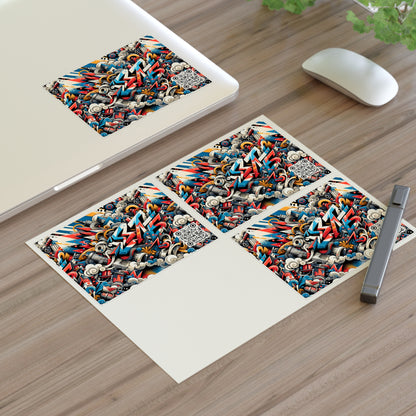 Neo-Traditional Street Art Modern Street Art Fusion Sticker Sheets - 8404 Design-52